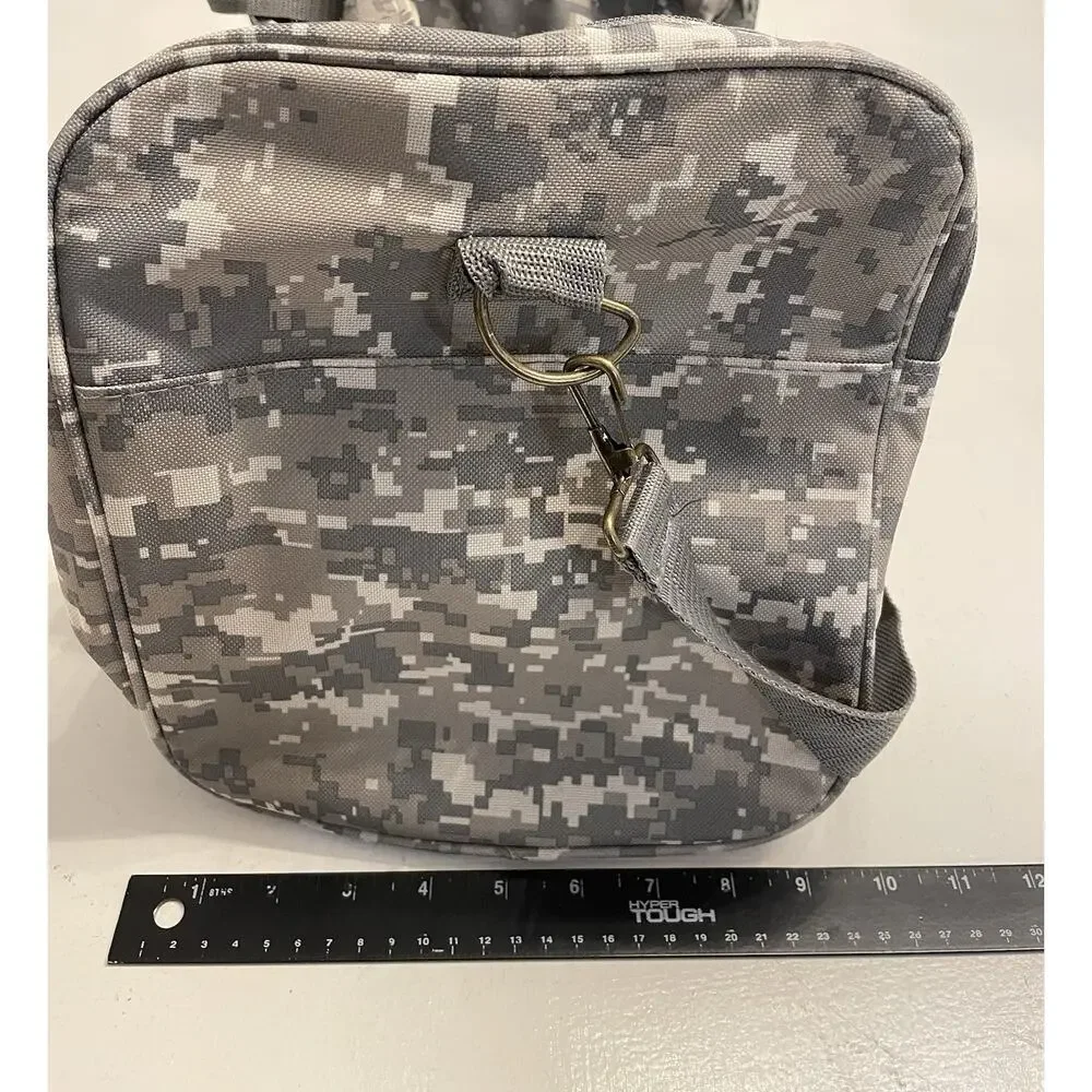 NRA Range Gear Duffle Bag Digital Camo Green Top Handle 20” x 10” x 11” Canvas